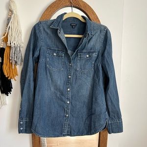 J. Crew denim button up